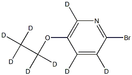 2-Bromo-5-ethoxypyridine-d8 Struktur