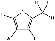 3-Bromo-5-methylthiophene-d5 Struktur