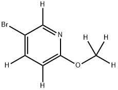 3-Bromo-6-(methoxy)pyridine-d6 Structure