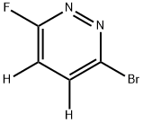 3-Bromo-6-fluoropyridazine-d2 Struktur