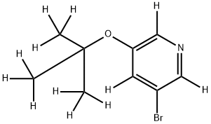 3-Bromo-5-(tert-butoxy)pyridine-d12 Struktur