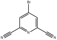 4-Bromo-2,6-dicyanopyridine Struktur