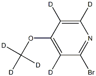 2-Bromo-4-methoxypyridine-d6 Struktur