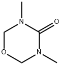 4H-1,3,5-Oxadiazin-4-one, tetrahydro-3,5-dimethyl- Struktur