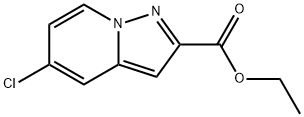 Pyrazolo[1,5-a]pyridine-2-carboxylic acid, 5-chloro-, ethyl ester Struktur