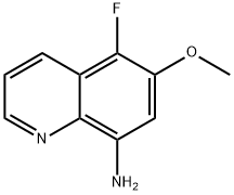 5-fluoro-6-methoxyquinolin-8-amine Struktur