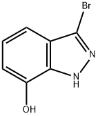 3-bromo-1H-indazol-7-ol Struktur