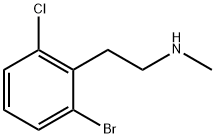 [2-(2-bromo-6-chlorophenyl)ethyl](methyl)amine Struktur