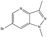 6-bromo-1,3-dimethyl-1H-pyrazolo[4,3-b]pyridine Struktur