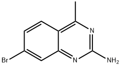 7-bromo-4-methylquinazolin-2-amine Struktur