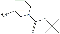 tert-butyl 1-amino-3-azabicyclo[3.1.1]heptane-3-carboxylate Struktur