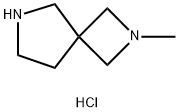 2-methyl-2,6-diazaspiro[3.4]octane dihydrochloride Struktur