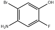 2-Bromo-5-fluoro-4-hydroxyaniline Struktur