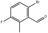 6-bromo-3-fluoro-2-methylbenzaldehyde Struktur