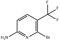 2-Pyridinamine, 6-bromo-5-(trifluoromethyl)- Struktur