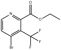 4-Bromo-3-trifluoromethyl-pyridine-2-carboxylic acid ethyl ester Struktur