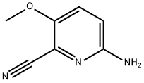 3-amino-6-methoxypicolinonitrile Struktur