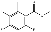 methyl 3,4,6-trifluoro-2-methylbenzoate Struktur