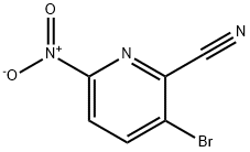 3-bromo-6-nitropyridine-2-carbonitrile Struktur