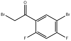 5'-Bromo-2',4'-difluorophenacyl bromide Struktur