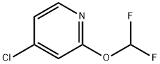 4-Chloro-2-(difluoromethoxy)pyridine Struktur