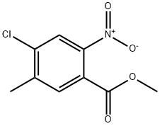 Methyl 4-chloro-5-methyl-2-nitrobenzoate Struktur