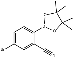 4-Bromo-2-cyanophenylboronic acid pinacol ester Struktur