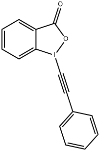 1,2-Benziodoxol-3(1H)-one, 1-(2-phenylethynyl)- Struktur