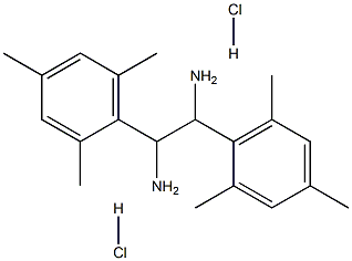 (+/-)-1,2-Dimesitylethylenediamine Dihydrochloride Struktur