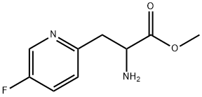 METHYL-2-AMINO-3-(5-FLUORO(2-PYRIDYL))PROPANOATE Struktur