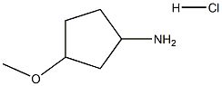 3-methoxycyclopentanamine hydrochloride Struktur