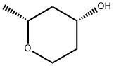 (2R,4R)-2-methyltetrahydro-2H-pyran-4-ol Struktur