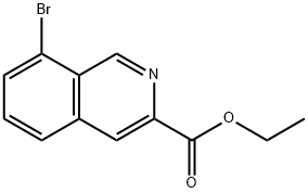 Ethyl 8-bromoisoquinoline-3-carboxylate Struktur