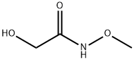 2-hydroxy-N-methoxyacetamide Struktur