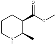 Methyl (2R,3R)-2-Methylpiperidine-3-carboxylate Struktur