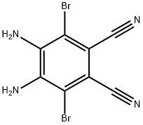 4,5-diamino-3,6-dibromophthalonitrile Struktur