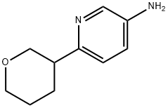 6-(tetrahydro-2H-pyran-3-yl)pyridin-3-amine Struktur