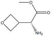 methyl (R)-2-amino-2-(oxetan-3-yl)acetate Struktur