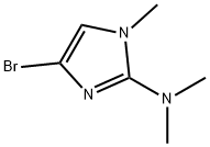 4-bromo-N,N,1-trimethyl-1H-imidazol-2-amine Struktur