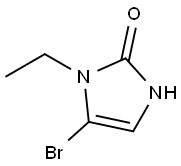 5-bromo-1-ethyl-1,3-dihydro-2H-imidazol-2-one Struktur