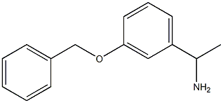 1-[3-(benzyloxy)phenyl]ethanamine Struktur