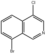 8-bromo-4-chloroisoquinoline Struktur