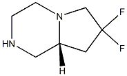 (R)-7,7-difluorooctahydropyrrolo[1,2-a]pyrazine Struktur