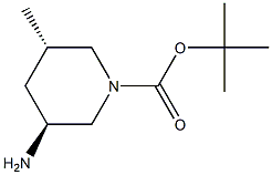 tert-butyl (3S,5S)-3-amino-5-methylpiperidine-1-carboxylate Struktur