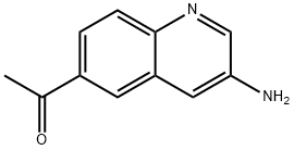 1-(3-aminoquinolin-6-yl)ethanone Struktur