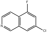 7-chloro-5-fluoroisoquinoline Struktur