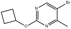 5-Bromo-2-cyclobutoxy-4-methylpyrimidine Struktur