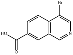 4-bromoisoquinoline-7-carboxylic acid Struktur