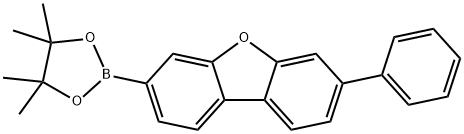 Dibenzofuran, 3-phenyl-7-(4,4,5,5-tetramethyl-1,3,2-dioxaborolan-2-yl)- Struktur