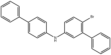 N-(6-Bromo[1,1'-biphenyl]-3-yl)-[1,1'-biphenyl]-4-amine Struktur